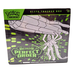 Pokemon Mega Evolution Perfect Order Trading Card Game Elite Trainer Box - Image 1