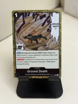 One Piece TCG - OP-14-096 Ground Death Rare English Holo Foil Card - Image 1