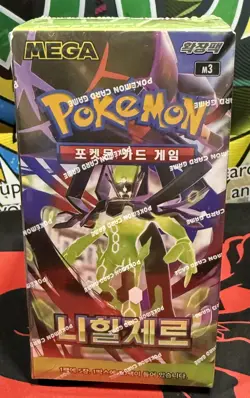 Pokemon TCG Card Mega Nihil Zero M3 Booster Box KOREAN Factory Sealed 30 Packs - Image 2