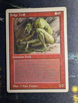 MTG Unlimited Sedge Troll - MP - Image 1