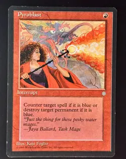MTG - Pyroblast - LP - Ice Age - COMMON - EN - REG - Image 1