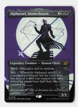 Alpharael, Stonechosen (Borderless) 292 Edge of Eternities MTG NM - Image 1