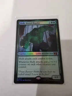 Hulk, Brutal Brawler FOIL MTG MSC Nm/M *ON HAND* - Image 1