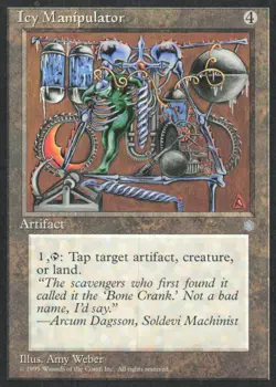 Icy Manipulator Uncommon Ice Age Magic: The Gathering Moderately Played - Image 1