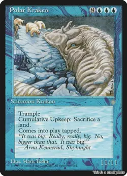 MTG Polar Kraken [ICE - ] MP - Image 1