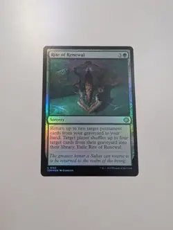 MTG - Rite of Renewal (Foil) - Tarkir Dragonstorm NM/M Condition - Image 1