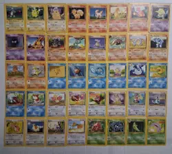 Base Set Base #2 Jungle Fossil Set VTG 67 Pokemon Cards Lot Mp - Image 1