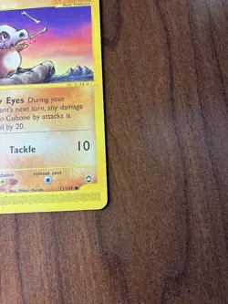 Pokemon TCG Cubone 072/147 Aquapolis e-Reader Common Regular 2002 English MP - Image 5
