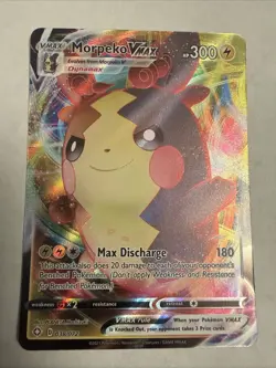 Holo Morpeko VMAX 038/072 Ultra Rare Shining Fates Pokemon TCG - Image 1