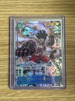 Monkey D. Luffy OP11-118 Manga One Piece Fist of Divine Speed TCG Card JP - Image 1