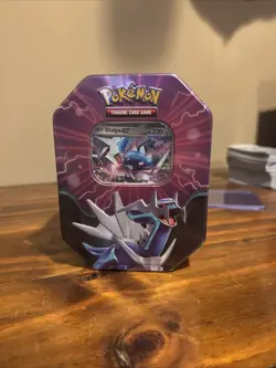 Pokemon TCG Dialga ex Tin Factory Sealed 4 Booster Packs Promo Card - Image 1