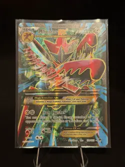 Pokemon TCG XY Breakpoint Ultra Rare M Scizor EX Full Art Holo Card 120/122 MP - Image 1