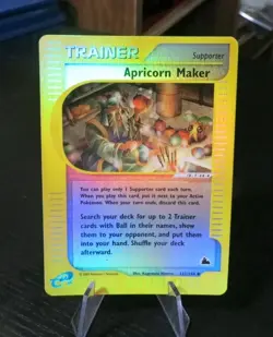 Pokemon Skyridge Apricorn Maker Reverse Holo 121/144 NM/LP 2003 - Image 1