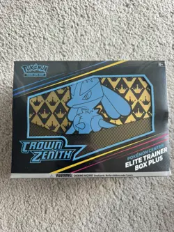 Pokemon Crown Zenith Pokemon centre Elite Trainer Box - Sealed Slight Damage - Image 1