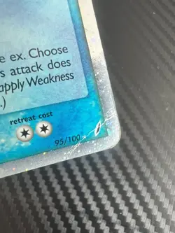 Pokemon Kyogre ex 95/100 Crystal Guardians Ultra Rare Holo EX DMG - Image 4
