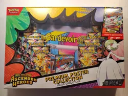 Pokemon TCG Ascended Heroes Premium Poster Collection Mega Gardevoir Sealed Box - Image 1