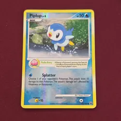 Piplup 72/100 Reverse Holo Pokemon TCG Majestic Dawn LP - Image 1
