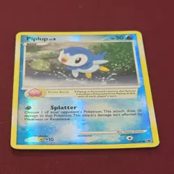 Piplup 72/100 Reverse Holo Pokemon TCG Majestic Dawn LP - Image 3