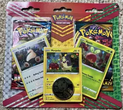 Pokemon TCG: Morpeko Snorlax Applin BLISTER PACK - Battle Styles Darkness Ablaze 820650809842 - Image 1