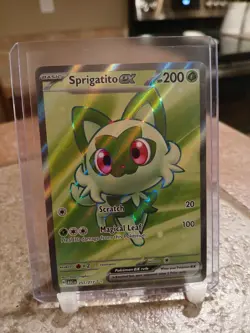 Pokemon TCG Sprigatito EX 251/217 Ascended Heroes Full Art (Only 4 JRVISIONS13 - Image 1