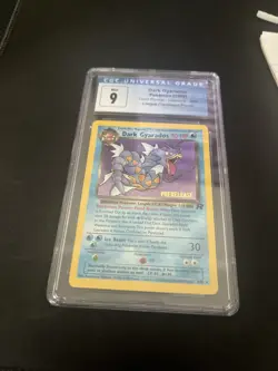 Pokemon Dark Gyarados TCG Prerelease Card 08/82 WOTC Promo Holo - Image 1