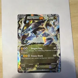 Pokemon TCG Black Kyurem EX BW62 Black & White Promo Holo Eng 180 - Image 1