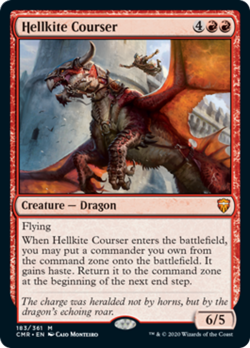 Hellkite Courser FOIL Commander Legends PLD Red Mythic Rare MAGIC CARD ABUGames - Image 1
