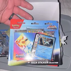 9 Pokemon TCG Prismatic Evolutions Tech Sticker Collection Packs Promo Eevee - Image 4