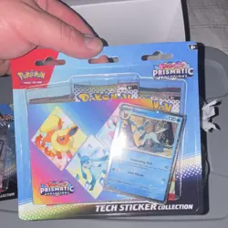 9 Pokemon TCG Prismatic Evolutions Tech Sticker Collection Packs Promo Eevee - Image 5