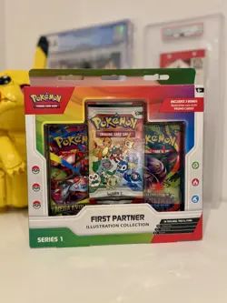 Pokemon TCG First Partner Illustration Collection Box - Series 1 - New & Sealed - Image 1