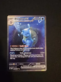 Pokemon TCG Blastoise EX Scarlet & Violet 151 Full Art - Image 1