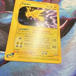 Nintendo Zapdos 44/147 Aquapolis *NON-HOLO* Rare 80 HP English Pokemon TCG 2002 - Image 4