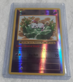 Mew 53/108 Evolutions Reverse Holo Pokemon XY 2016 Psychic Type TCG Card - Image 1