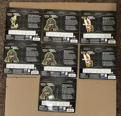 Pokemon TCG Lot Of 7 - Sword & Shield Crown Zenith Pin Collections Sealed New - Image 2