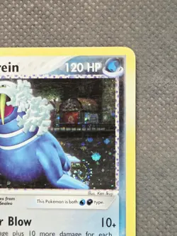Team Aqua's Walrein 6/95 Holo Rare EX Team Magma vs Team Aqua Pokemon 2004 - Image 4