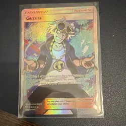 Pokemon TCG Guzma 143/147 SM-Burning Shadows Full Art Holo Ultra Rare ENG - Image 1