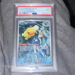 Pokemon Misty's Psyduck 193/182 Sv10 Destined Rivals PSA 9 IR Holo EN 2025 - Image 3