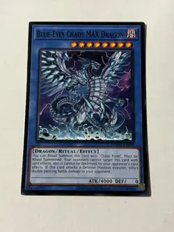 Yu-Gi-Oh! Blue-Eyes Chaos MAX Dragon SDWD-EN009 Ultra Rare Holo Unlimited - Image 1