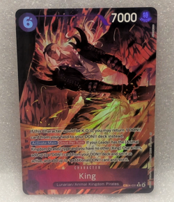 One Piece OP14 The Azure Sea’s Seven - King EB04-031 R Alternate Art ENGLISH - Image 1