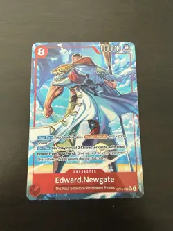 Bandai One Piece TCG Edward Newgate OP16-003 OP-16 Foil Special SR Alt Art - Image 1