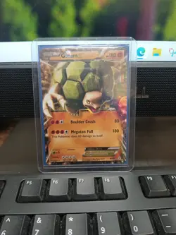 Pokemon Card Golem 180HP Boulder Crush Megaton Fall - Image 1
