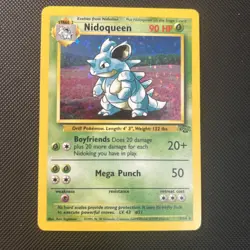 Nidoqueen 7/64 Rare Holo 1999 Jungle Set WOTC Pokemon Card LP - Image 1
