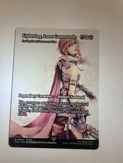 MTG Final Fantasy Lightning, Lone Commando - Isshin, Two Heavens as One - Image 1