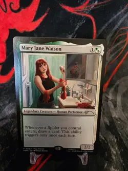 MTG magic cards Mary Jane Watson marvel play promo Unique & Misc Promos - Image 1