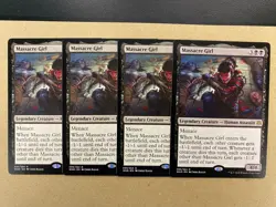 MTG 4x Massacre Girl # 99 War of the Spark Modern Magic the Gathering x4 NM - Image 1