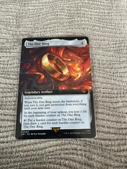 The One Ring (Extended Art) NEAR MINT Condition: Universes Beyond: LOTR: MTG - Image 2