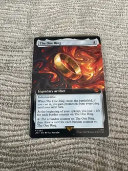 The One Ring (Extended Art) NEAR MINT Condition: Universes Beyond: LOTR: MTG - Image 3