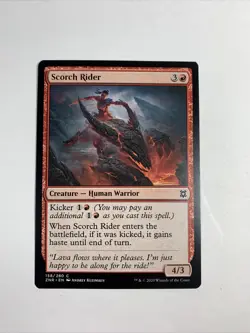 MTG Scorch Rider Zendikar Rising 158/280 Regular Common - Image 1