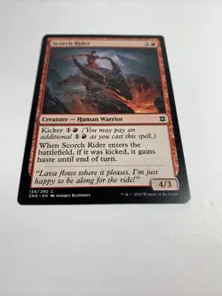 MTG Scorch Rider Zendikar Rising 158/280 Regular Common - Image 2