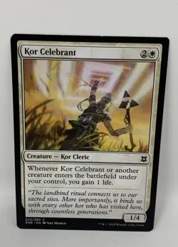 MTG Magic the Gathering Kor Celebrant (22/493) Zendikar Rising NM - Image 1